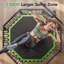 Trampoline octogonal rebondissant F3 Fitness Bcan Series BT3, capacité de 450 lb, grande surface de saut et poignée réglable pour la salle de gym à domicile