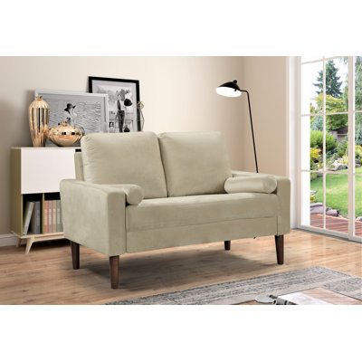 Yandel 51.6'' Velvet Loveseat