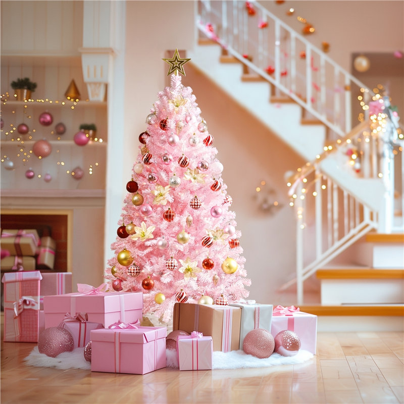 Sapin de Noël pré-éclairé, 4.5’