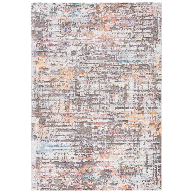 Tapis abstrait Crystal Performance, Rectangle 8 pi x 10 pi