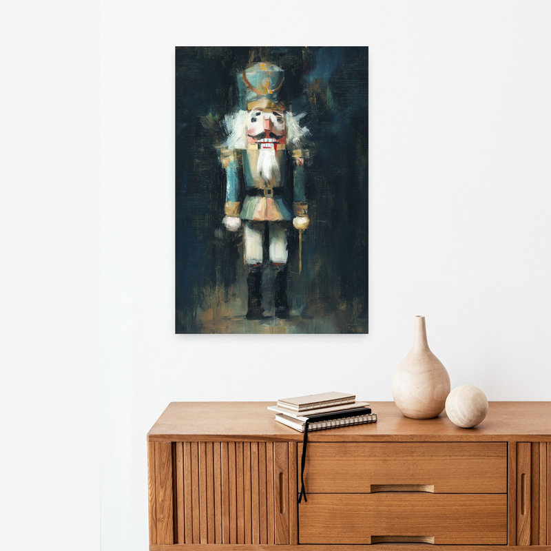 «The Wooden Guardian», art lunaire rétro, H 24 po x l 16 po