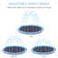 8cm H x 170cm W x 170cm D Plastic Foldable Dog Pool