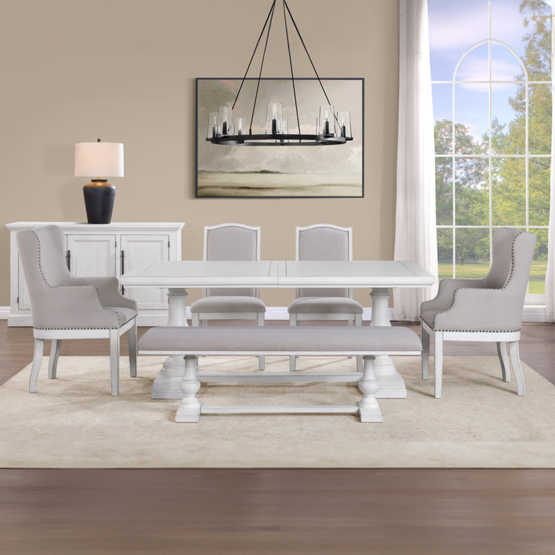 6 - Person Trestle Dining Set