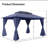 Lausaint Home 10'x13' Steel Patio Gazebo-103591281