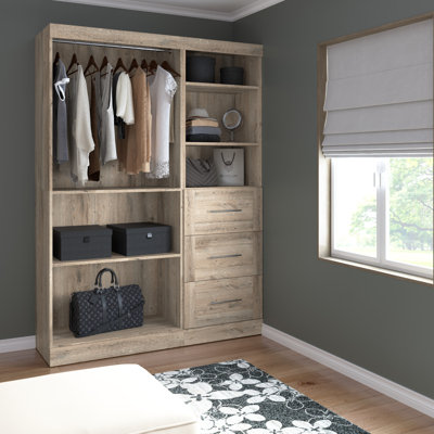 Arlex 61W Closet Organizer with Drawers