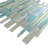 Aurora 11.82 in. x 12.76 in. Interlocking Glossy Glass Mosaic Tile-98618513