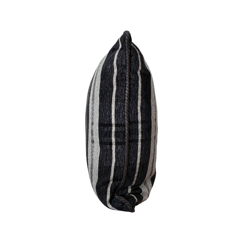 Oreiller Roper Charcoal 20x20, 20 x 20, Gris anthracite