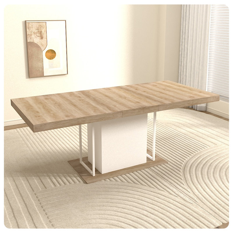 Latitude Run® Rectangle Extendable Dining Table | Wayfair