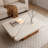 Natural cave stone design feel coffee table