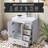 30'' White Modern Free-Standing Single Bathroom Vanity Set-1328761563