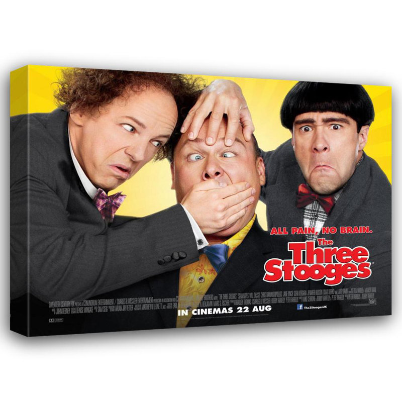 The Three Stooges, H 14 po x l 18 po