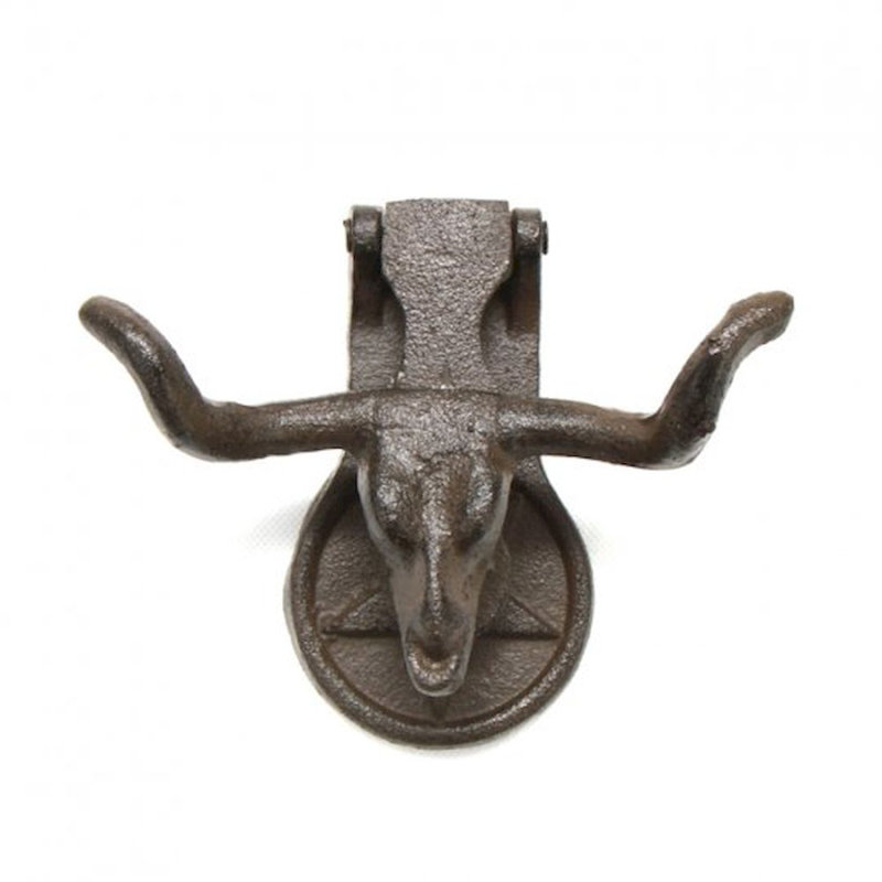 Cast Iron Cow Head Door Knocker