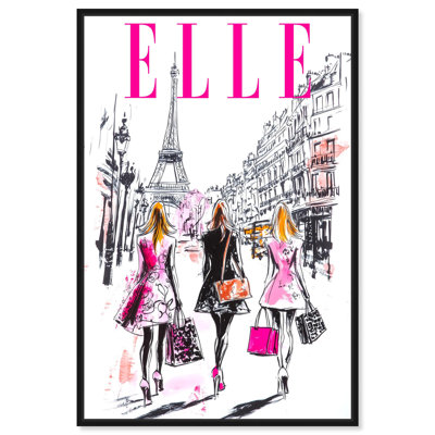 «Girls Trip to Paris», reproduction d'art sur toile par Art Remedy