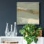 «Sage & Gold Swipe III», toile tendue avec châssis - Prêt à accrocher2759252-1334540713
