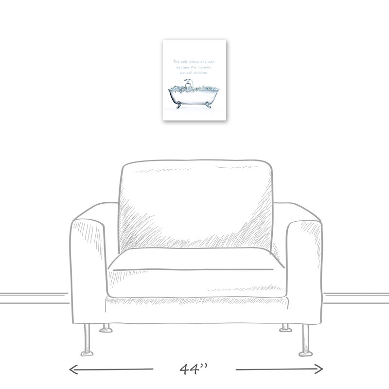 «Bathaign Escape» sur toile, H 14 po x l 11 po x P 1,25 po