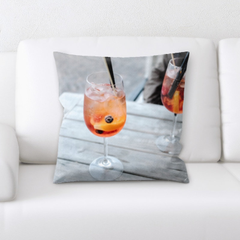 Microsuede Throw Pillow