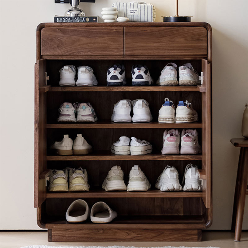 Armoire de rangement pour chaussures à double porte, H 39,37 po x l 35,43 po x P 14,17 po