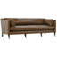 Madeline Leather Bench Cushion Sofa-934702429-934702425-934702424