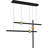 Harvick Integrated LED Matte Black Linear Chandelier