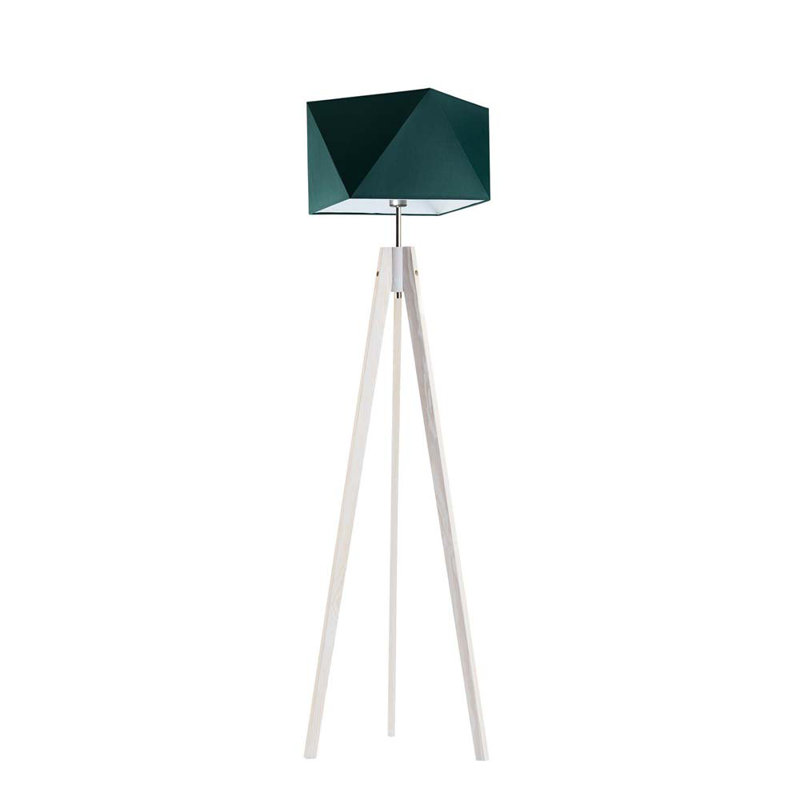 Ayaaz 144cm Tripod Floor Lamp, White, Green