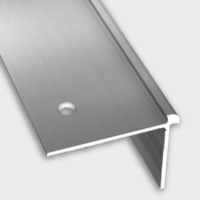 ASN-A-030-A1-C, Zero-Lip Aluminum Stair-Nosing Profile, 2-3mm floors