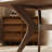 Solid wood rock board simple dining table sets.-104357610