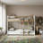Bustillo Modern Solid Wood Twin Over Twin Bunk Bed-1188859348