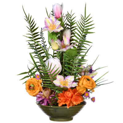 Assortiment de fleurs de 18 po