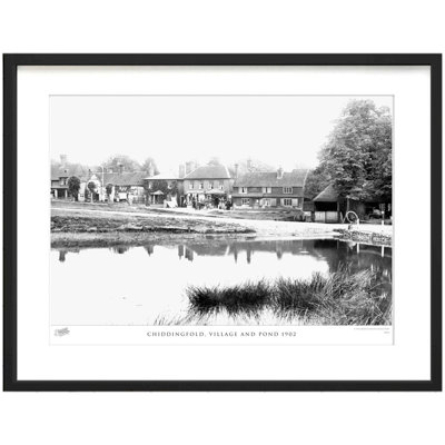 Chiddingfold, Village And Pond 1902 by Francis Frith - Single Picture Frame Print