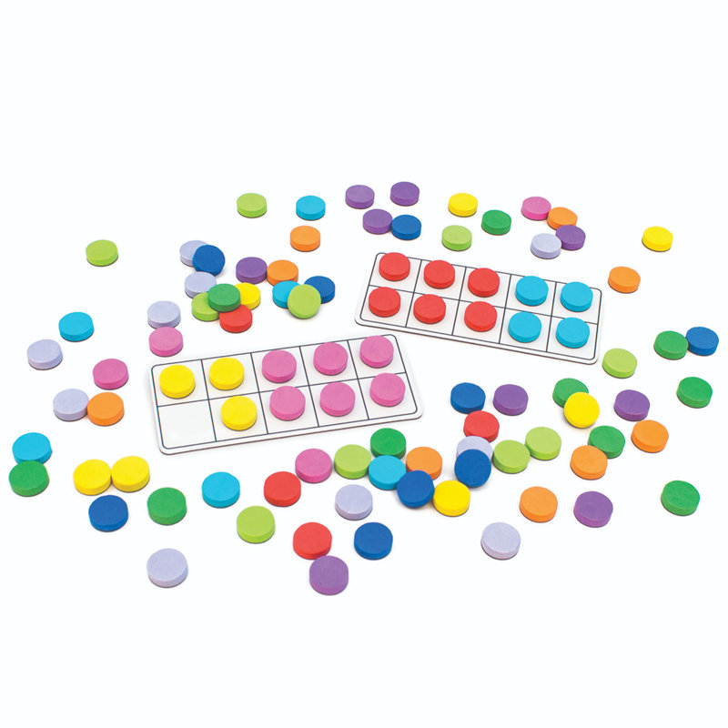 Rainbow Ten Frames, activités magnétiques d'apprentissage