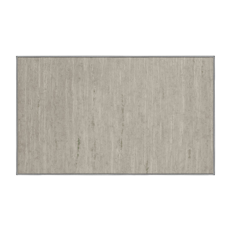 Tapis gris soyeux et moelleux, Tapis de couloir 2 pi x 4 pi