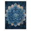 Bleu et blanc hydrangées kaléidoscope hydrangées - décoration murale bois d'hortensia - sur bois de pin naturel-1325817315
