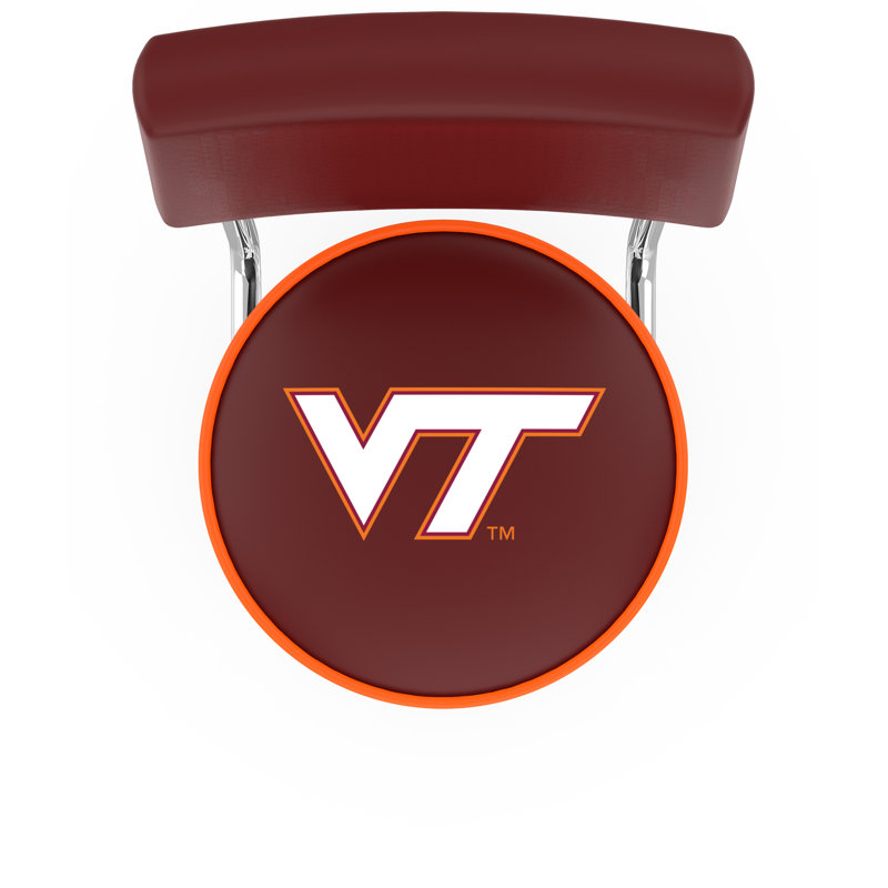 NCAA 30" Swivel Bar Stool, Virginia Tech University