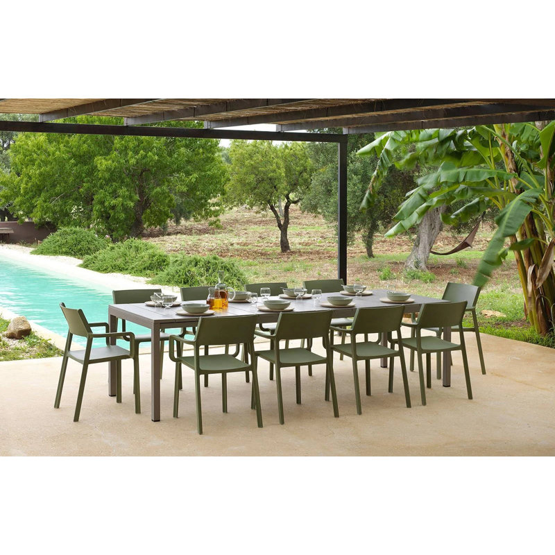 Trill Outdoor Dining Armchair, White