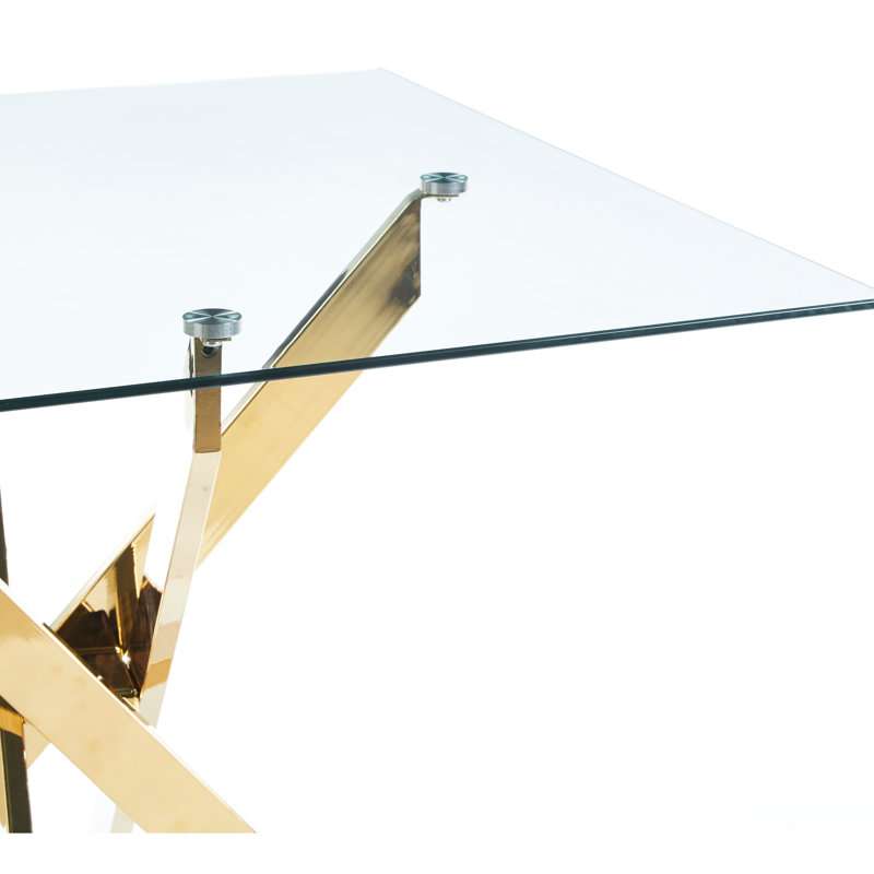 Table de salle à manger carrée Ahner