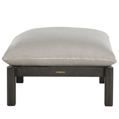 Monterey Wrought Aluminum Outdoor Ottoman