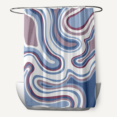 Whitbeck Abstract Shower Curtain