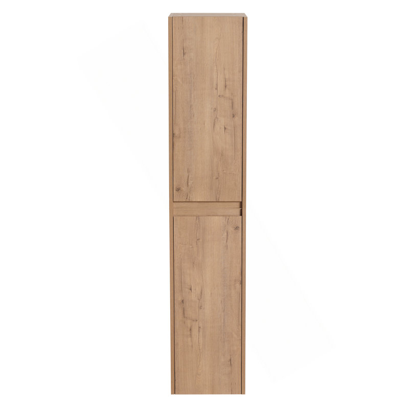 Armoire de salle de bain moderne avec portes à fermeture en douceur et fixation flottante