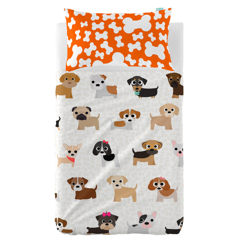 Whitten No Pattern Cotton Cradle Bedding Set, 120cm W x 180cm L