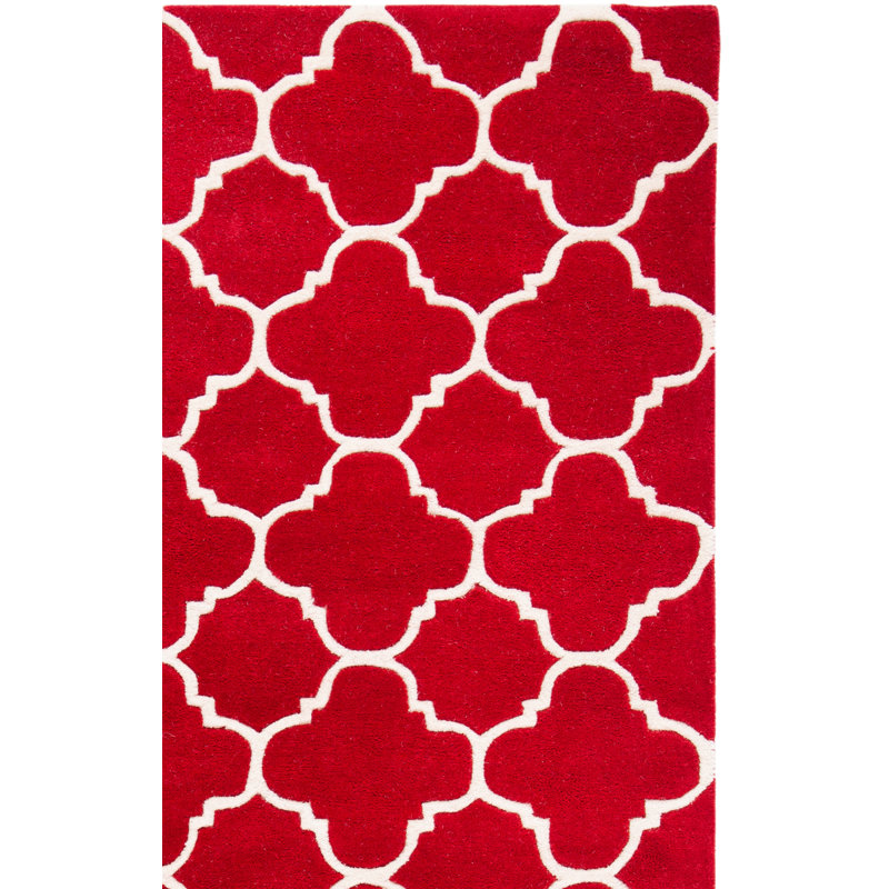 Tapis en laine touffeté à la main Carolene, Rectangulaire 3 pi x 5 pi