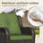 2-Person Polyethylene (PE) Wicker Outdoor Conversation Sets with 2  Chairs And 2 Ottomans-2034235021