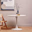 Warwick Round Metal Base Dining Table-1662990163