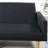 Twin 80'' Linen Upholstered Tufted Sleeper-1968253121