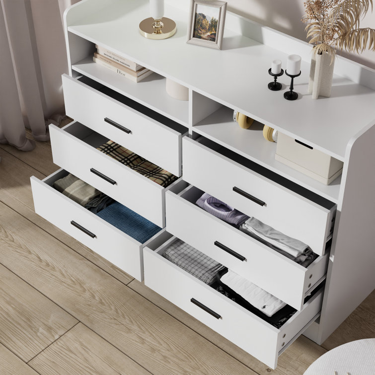 Ebern Designs Limmie Dresser for Bedroom with 5 Drawers, Tall