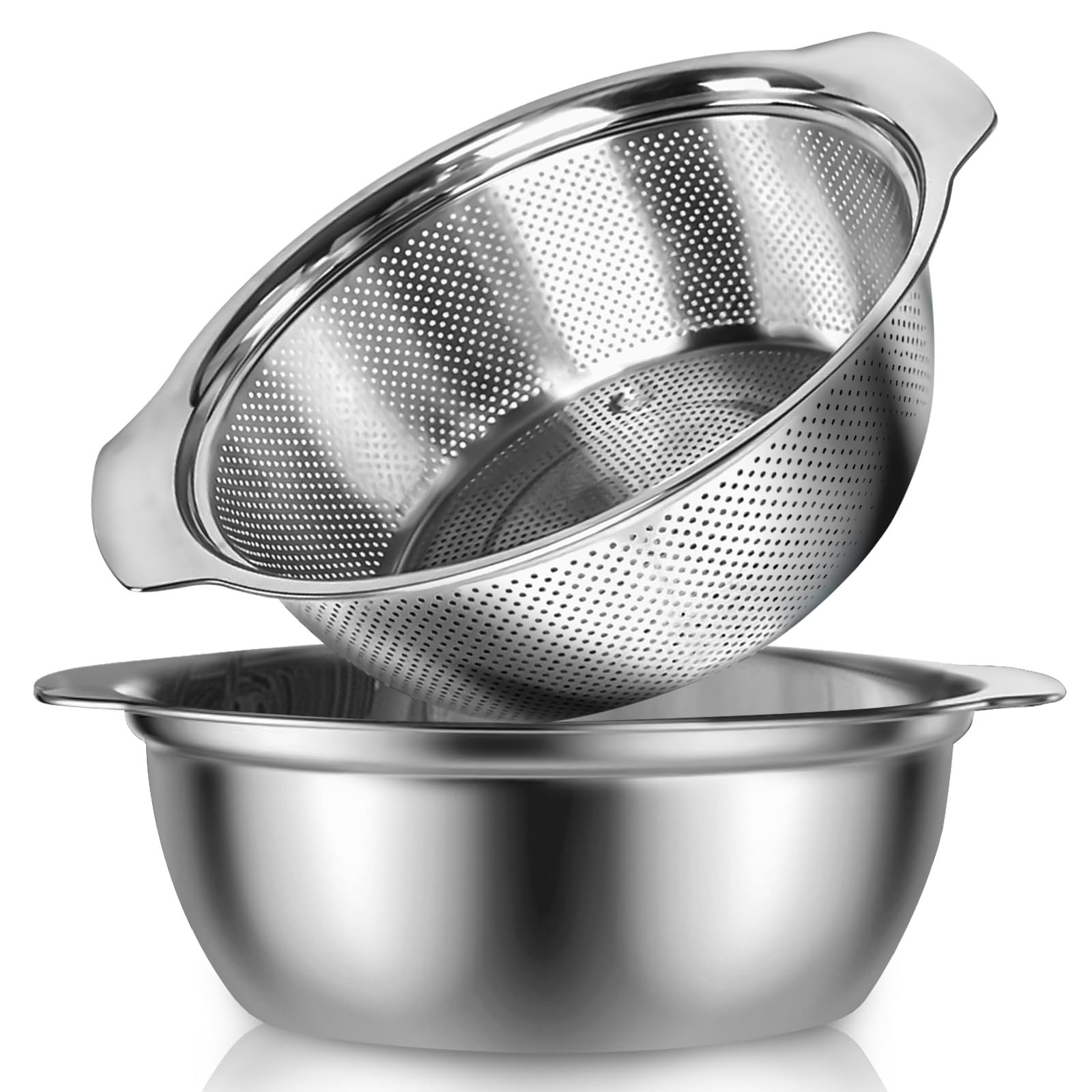 COOREL Stainless Steel Colander | Wayfair