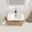 Armoire de salle de bain 30 po avec lavabo en céramique. Autoportante. 2 portes à fermeture en douceur. Contreplaqué. Surface de meuble-lavabo moderne à surface lisse.-1688329177-1688329168