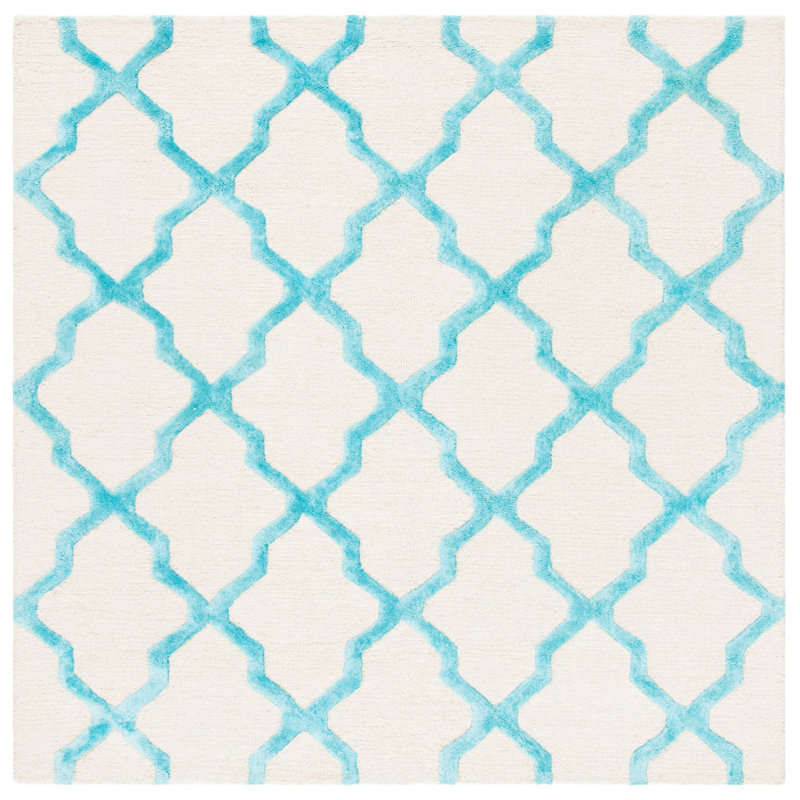 Cambridge Hand Tufted Wool, Viscose Geometric Rug