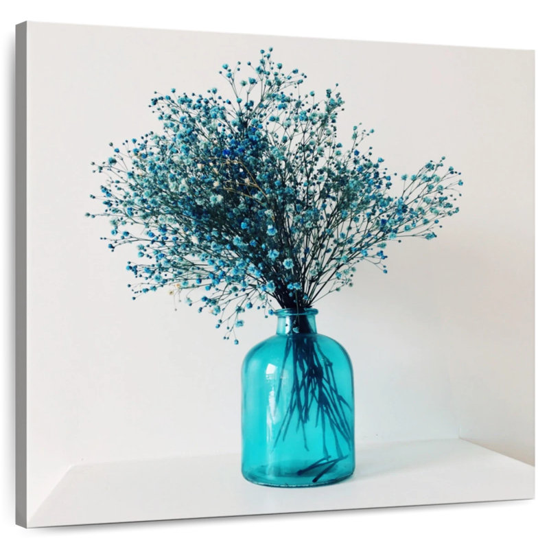 Harnek - fleurs délicates sur vase, H 10 po x l 10 po
