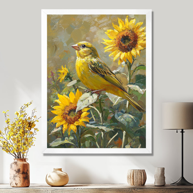 Drucella - animaux, reproduction d'art sur toile, H 32 po x l 24 po, Reproduction encadrée sans passe-partout, Blanc
