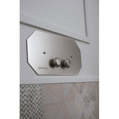 Push Botton Flush Plate for Geberit Recessed Cisterns Types Unica, Combifix, Up300, Up320 or Similar